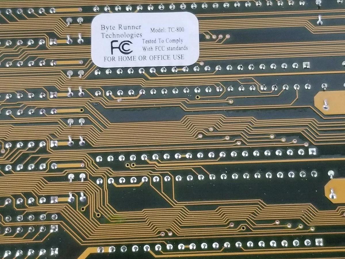 Used BYTE RUNNER TECHNOLOGIES TC-800 ASSY, ELEC 8-PORT SERIAL BOARD
