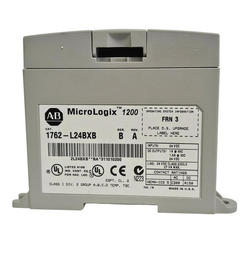 NEW Allen-Bradley 1762-L24BXB /B MicroLogix 1200 24-Point PLC Controller 24VDC