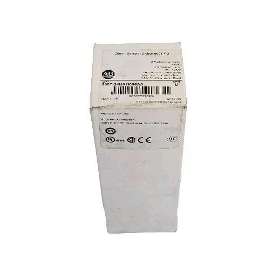 Used NIB ALLEN BRADLEY 800T-24HA2KB6AA SELECTOR SWITCH SER. U