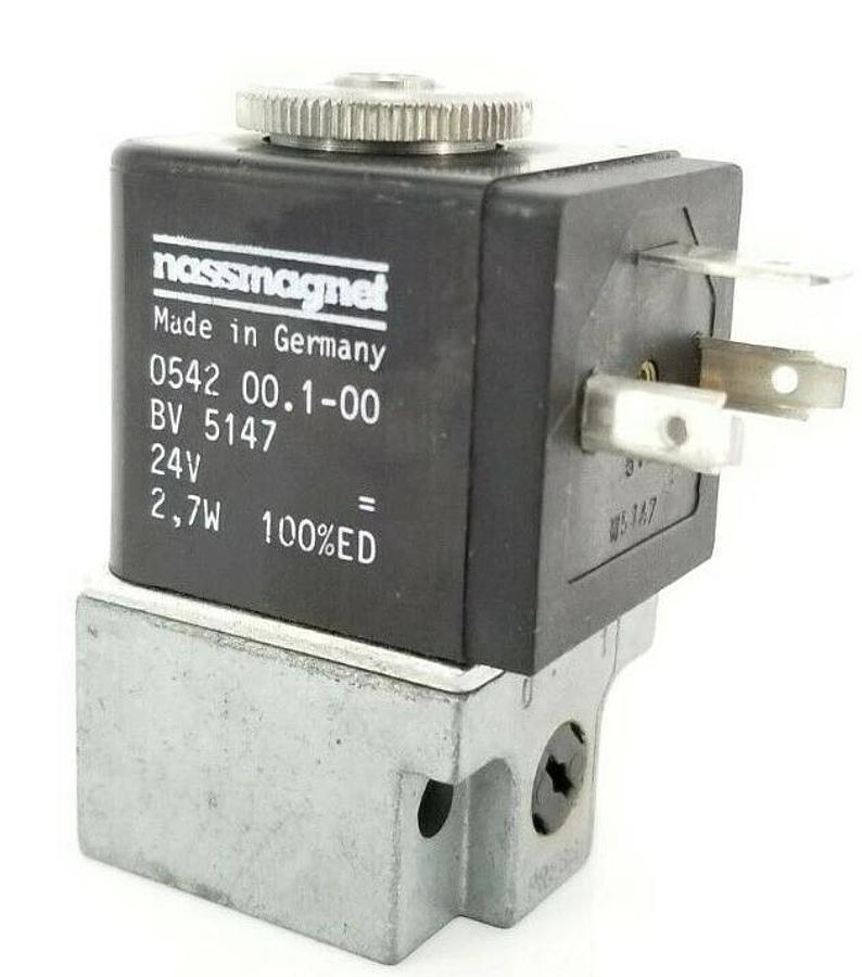 Used NASSMAGNET 0542-00.1-00 VALVE COIL BV-5147 24V 2,7W 100%ED