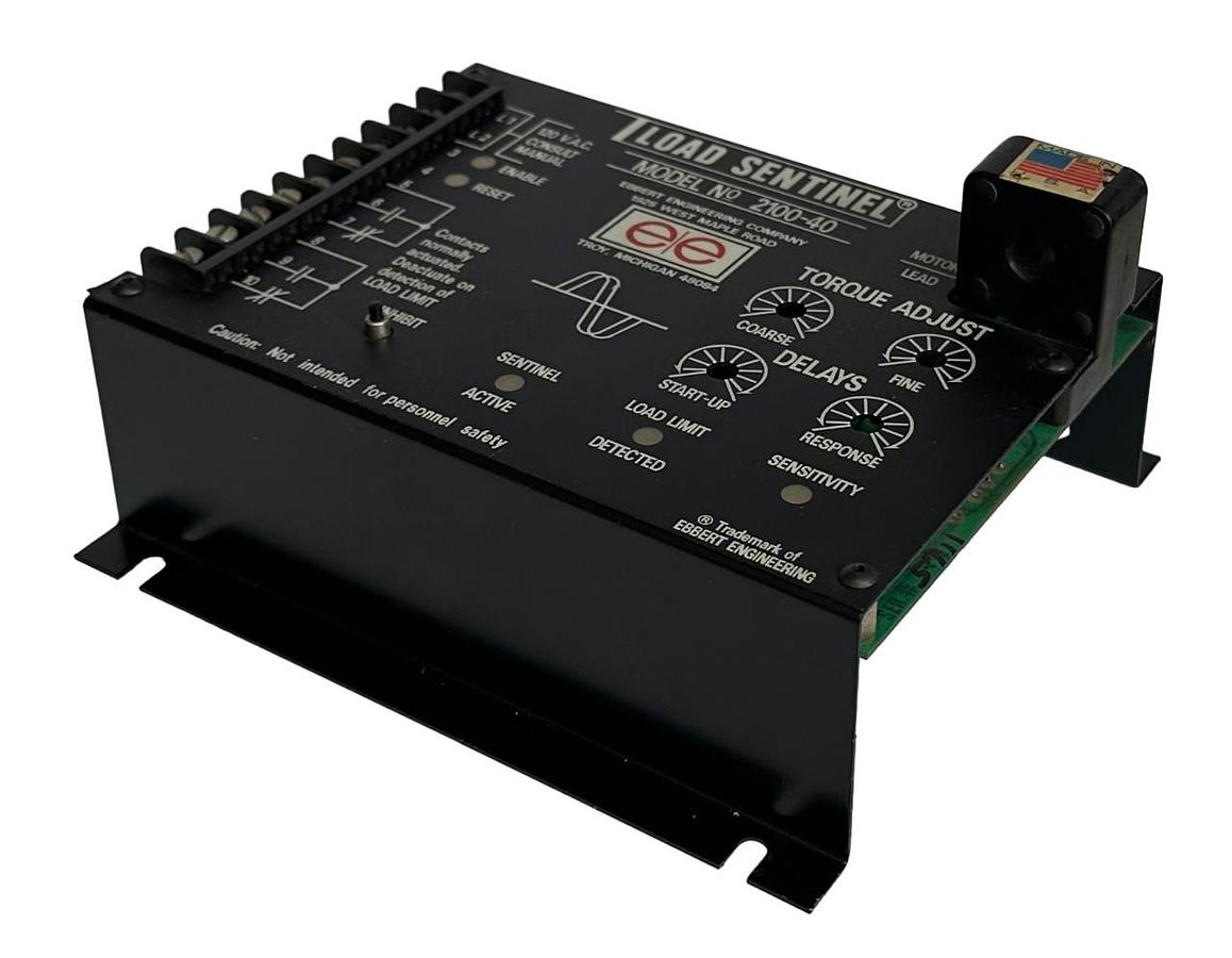 Used EBBERT ENGINEERING MODEL 2100-40 / 210040 LOAD SENTINEL MONITOR MODULE 120VAC