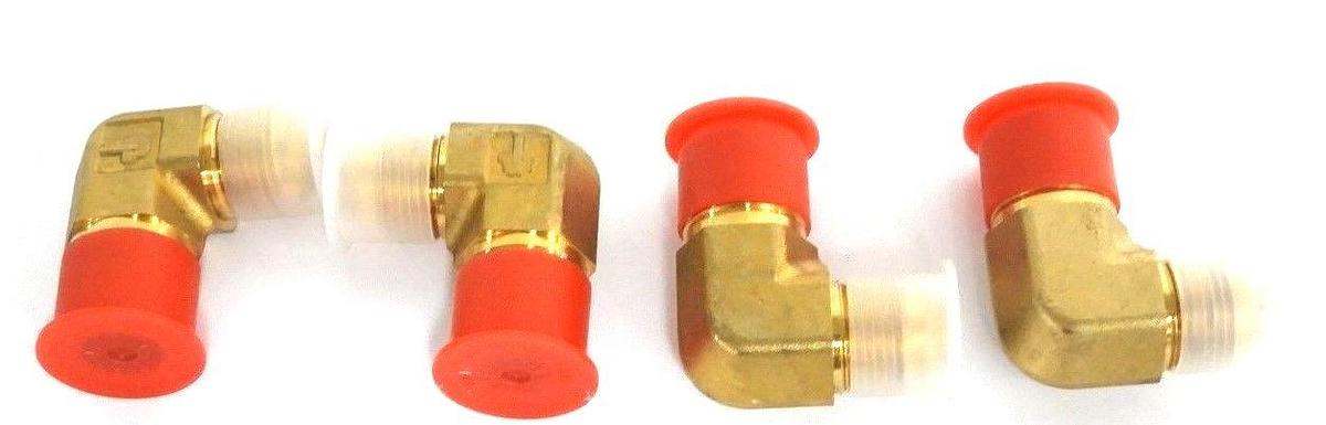 Used LOT OF 4 NEW PARKER CTX-S ELBOW CONNECTORS 1/2" NPT X 3/4" JIC