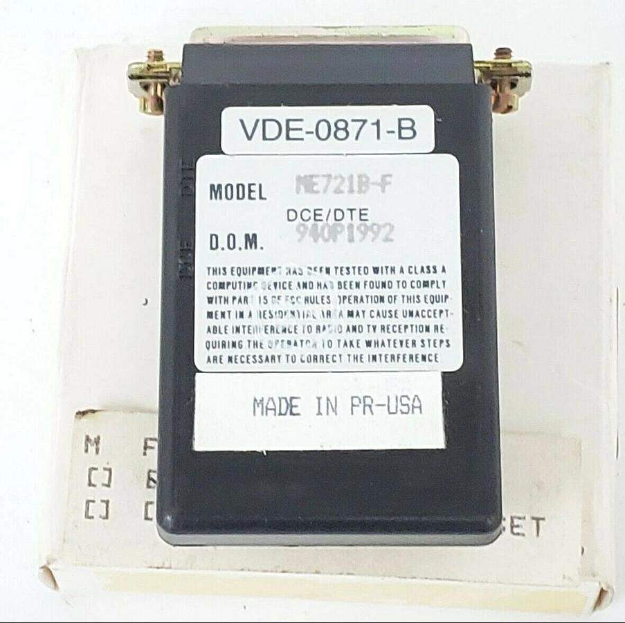 Used NIB BLACKBOX MODEL: ME721B-F 430-LINE DRIVER DCE/DTE VDE-0871-B