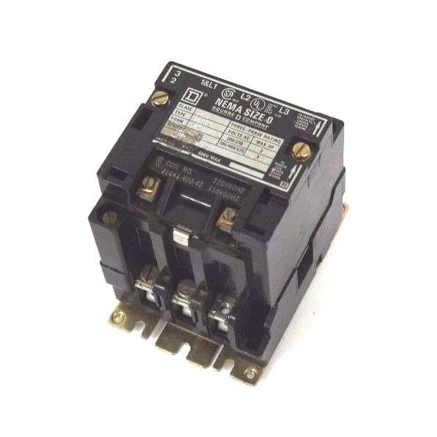 Used SQUARE D CLASS 8536 TYPE SB02 SIZE 0 STARTER 3 PHASE 8536SB02