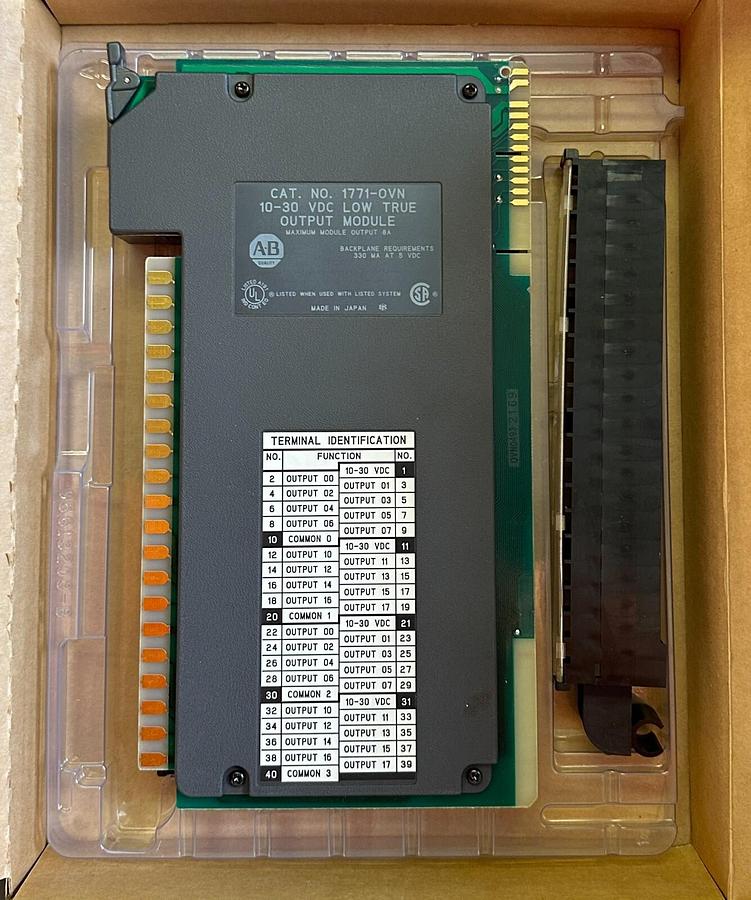 Used ALLEN BRADLEY 1771-OVN /A PLC-5 32-PT LOW-TRUE OUTPUT MODULE 10-30VDC NSNP