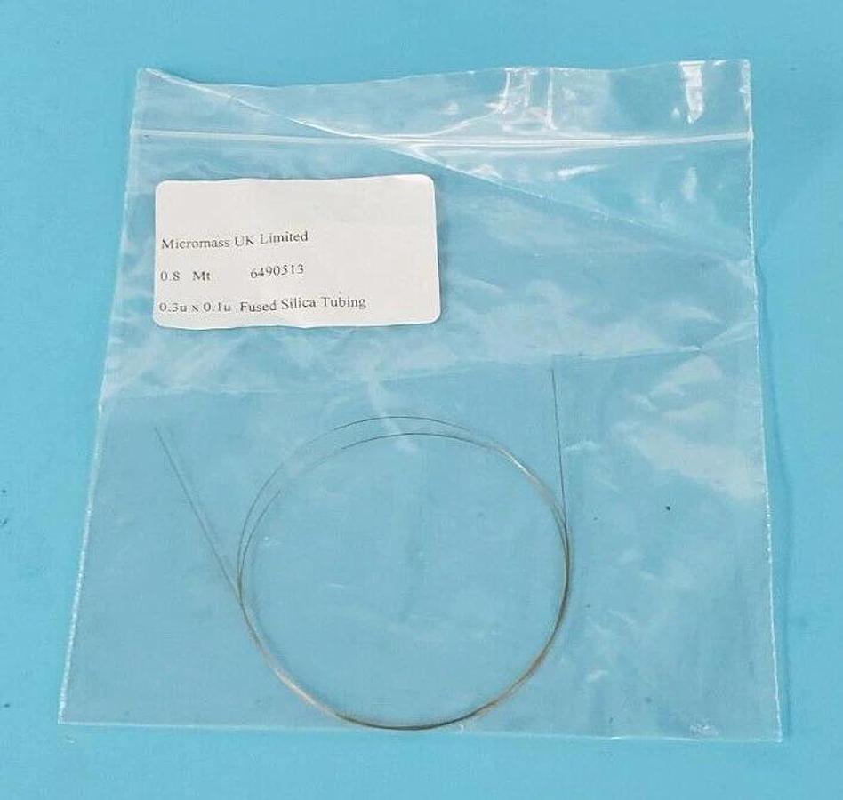 Used NEW MICROMASS UK LIMITED 0.8 MT 6490513 0.3U X .1u FUSED SILICA TUBBING