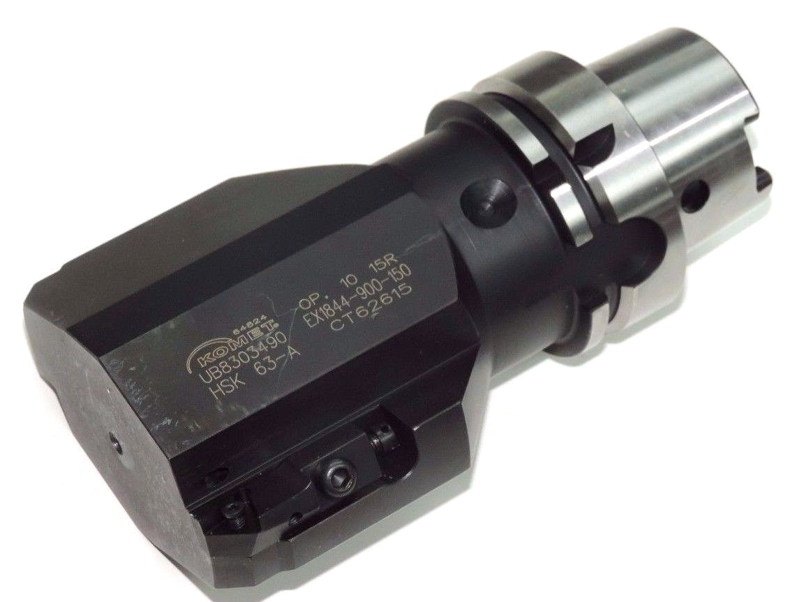 Used NEW KOMET UB8303490 HSK-A63 BORE, CHAMFER ASSY TOOL