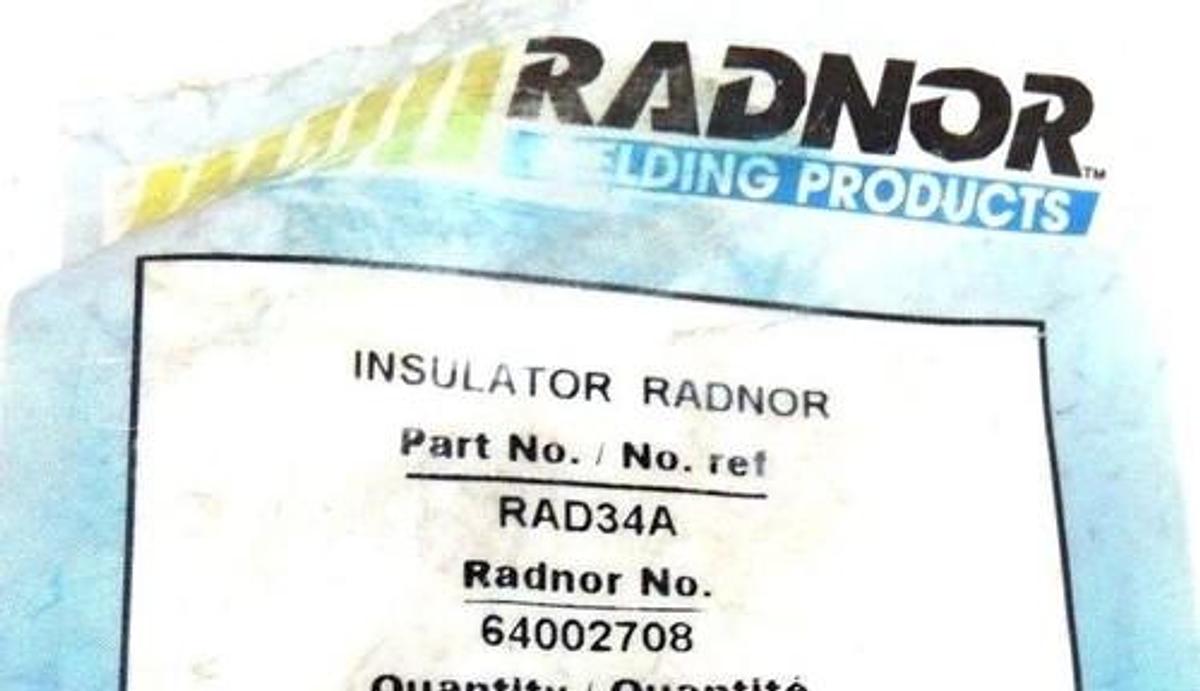 Used 2 NEW RADNOR 64002708 SLIP-ON INSULATORS RAD34A