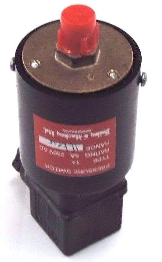 NIB BAILEY & MACKEY TYPE 14P PRESSURE SWITCH 11 BAR,TYPE 14, TREADED 1/8'' BSP