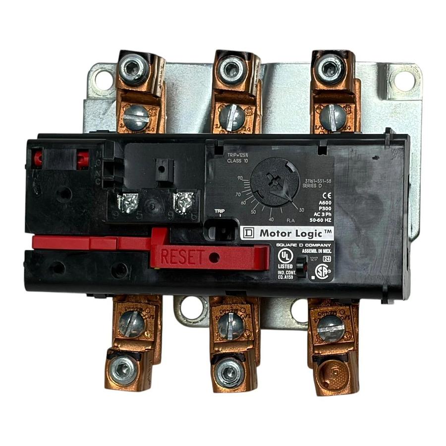 Used Square D 9065SF320 Series D MotorLogic Solid State Overload Relay 30-90A