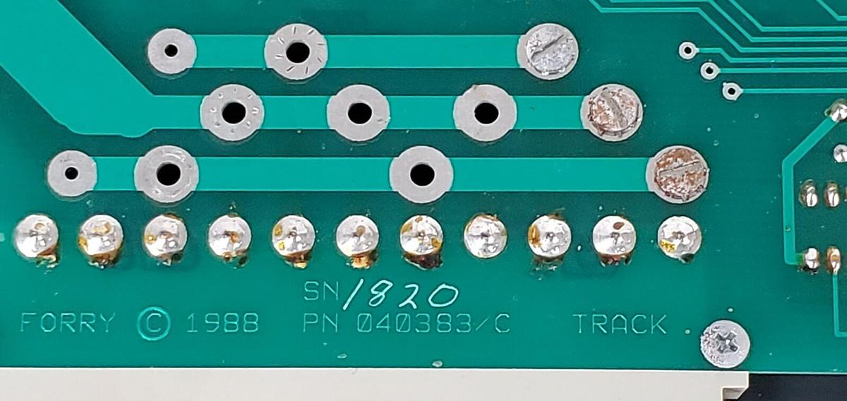 Used FORRY 040383 CIRCUIT BOARD PROCESSOR BOARD ASSEMBLY 040383/C