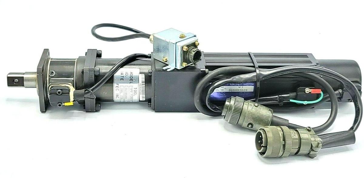 Used FEC INC. DFT-132W3-S TOOL MODEL NO. M3 PERMANENT MAGNET MOTOR