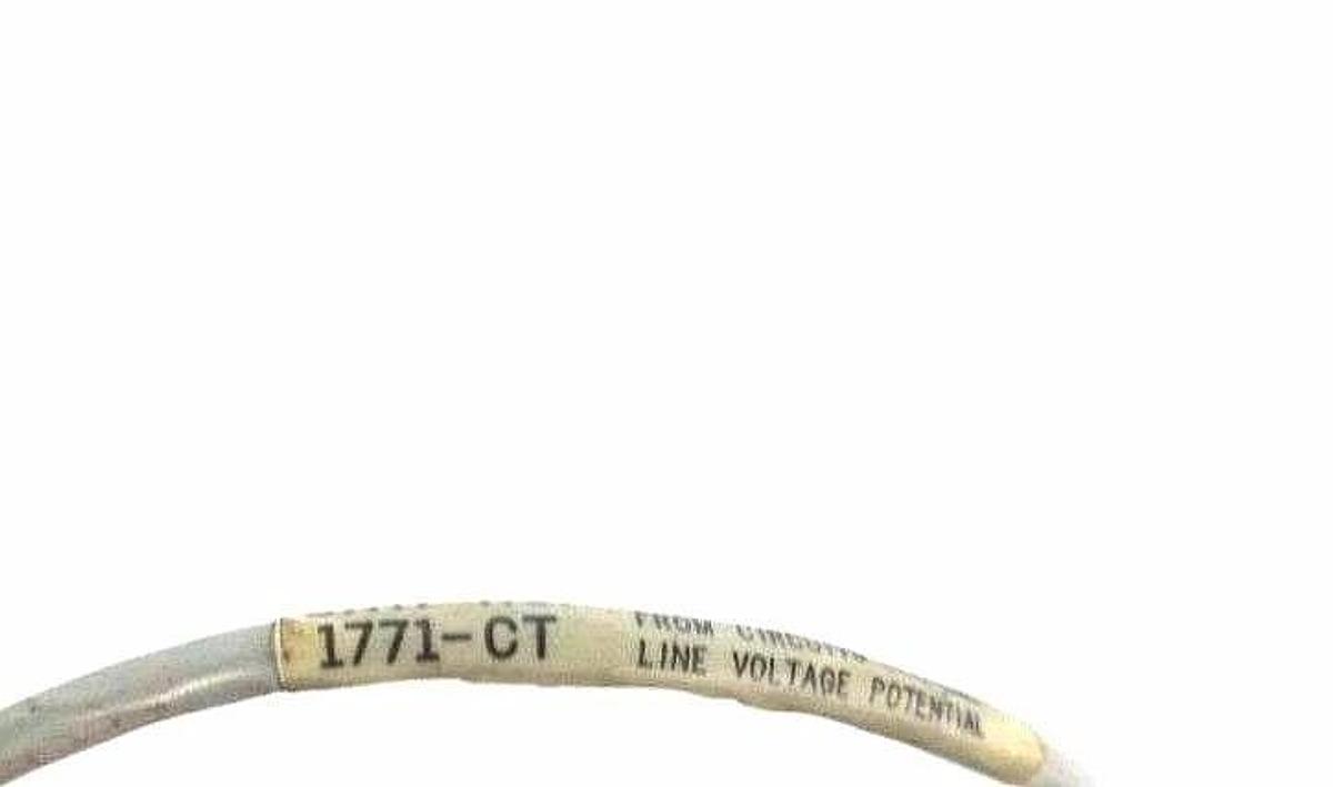 Used LOT OF 2 ALLEN BRADLEY 1771-CT I/O CHASSIS CABLES FOR 1771-P4S, 1771CT