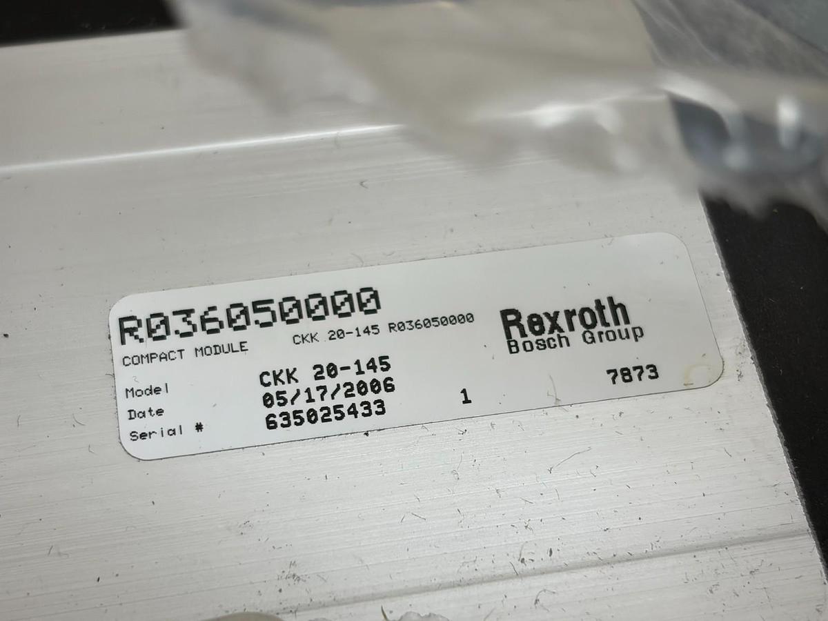 Used New Rexroth CKK 20-145 Compact Module Linear Actuator R036050000