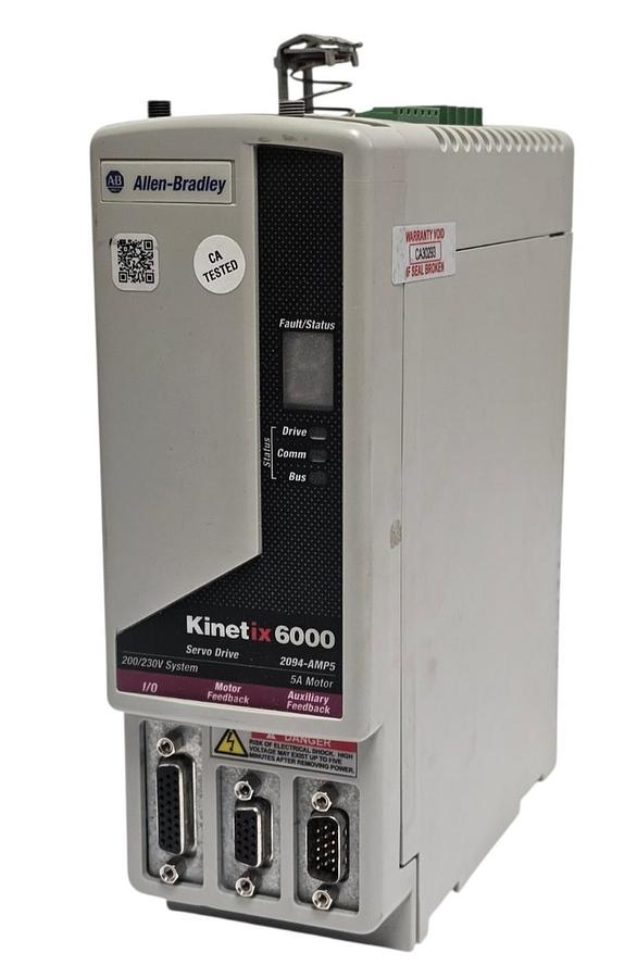 Used ALLEN BRADLEY 2094-AMP5 /A KINETIX 6000 AXIS MODULE 2094AMP5 SER. A