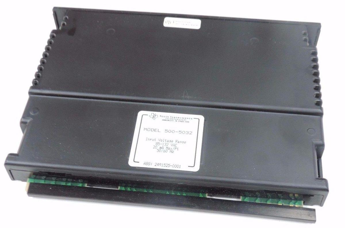 Used NEW TEXAS INSTRUMENTS MODEL 500-5032 ISOLATED INPUT MODULE 5005032, 2491525-0001
