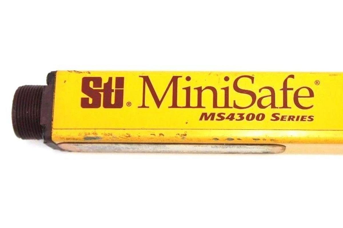 Used STI MS4324BR MINISAFE MS4300 SERIES RECEIVER LIGHT CURTAIN 42672-0240