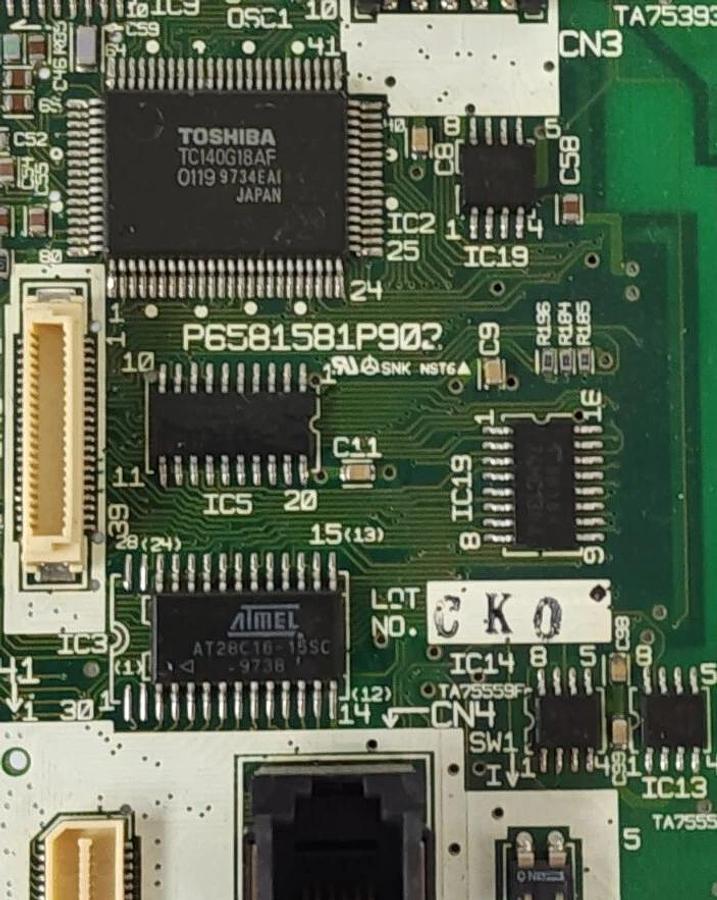 Used TOSHIBA P6581271G901 CONTROL BOARD