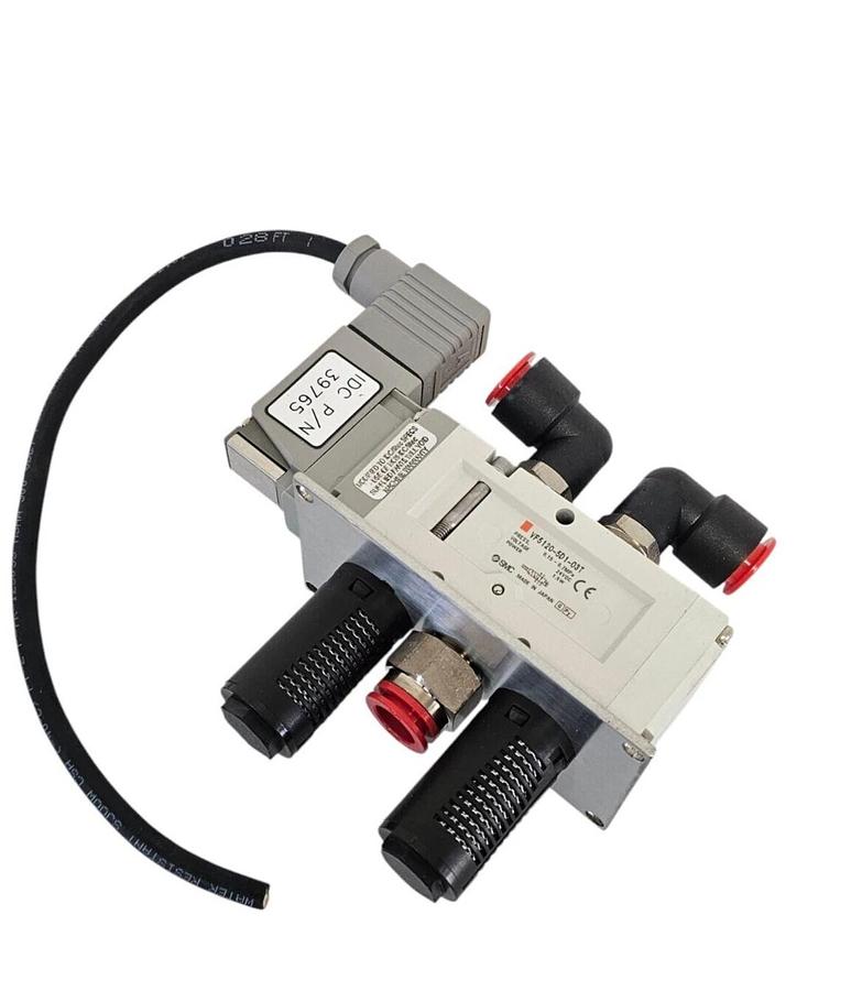 Used SMC VF5120-5D1-03T SOLENOID VALVE 5-PORT 24VDC VF51205D103T