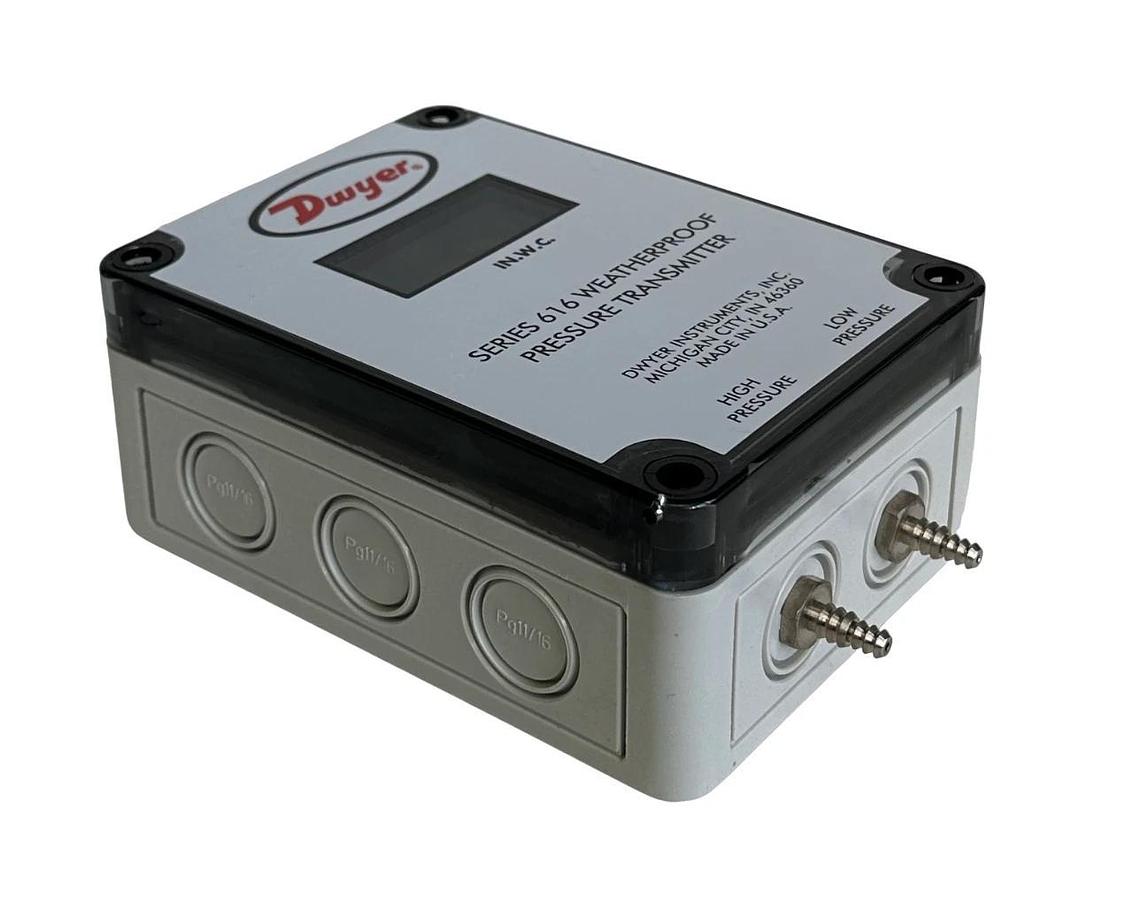 NEW DWYER 616W-4-LCD / 616W4LCD SERIES 616 WEATHERPROOF PRESSURE TRANSMITTER