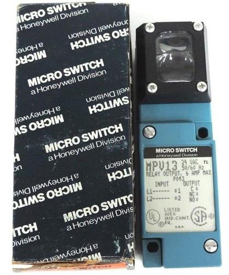 Used HONEYWELL MICRO SWITCH MPP1-8813 POLAR SCANNING HEAD W/ MPV13 PHOTOELECTRIC BODY