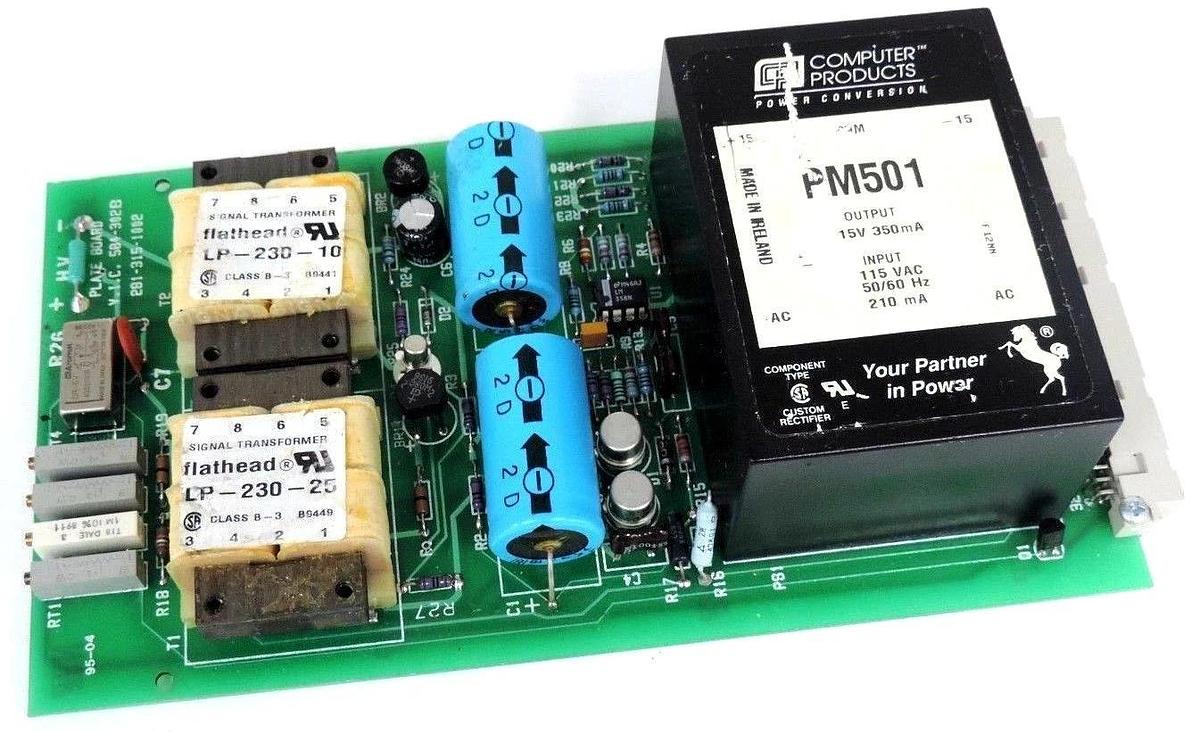 Used VIC 584-302B PC BOARD WITH PM501 POWER SUPPLY 584302B