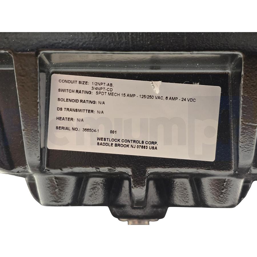Used Westlock AccuTrak 2007 | 2007SBY4E2M0200 Valve Position Monitor Switch Box NEW