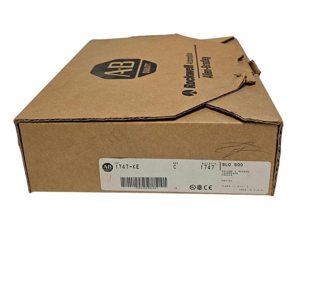 NIB ALLEN BRADLEY 1747-KE DH485/RS232C INTERFACE MODULE SER. C FRN: 4 1747KE