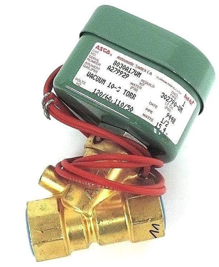 Used NIB ASCO 8030G17VM SOLENOID VALVE KIT 1/2", 120/60, 16.1 WATTS