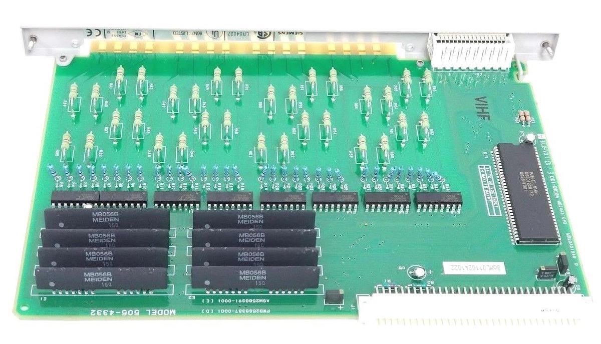 Used SIEMENS 505-4332 INPUT MODULE PWB2586387-0001 D ASM2586391-0001 E MD24A31092