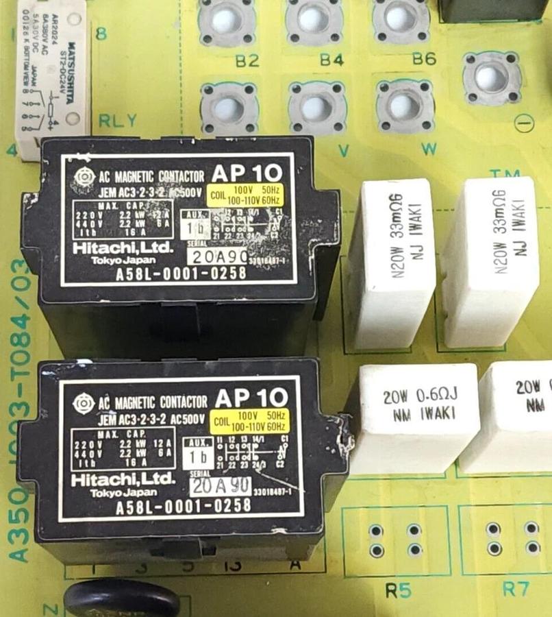 Used FANUC A20B-1003-0081/02A SERVO POWER BOARD A20B-1003-0081, A350-1003-T084/03
