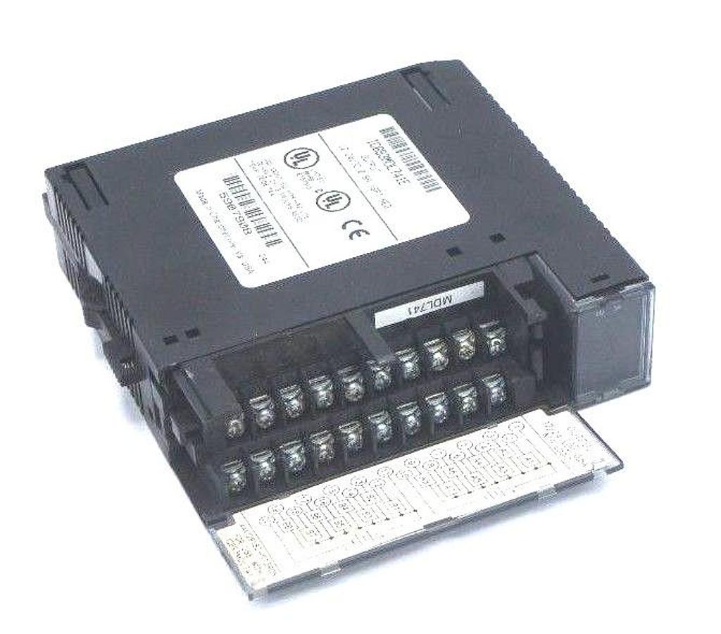 Used GE FANUC IC693MDL741E OUTPUT MODULE 12/24VDC, 0.5A, 16PT NEG