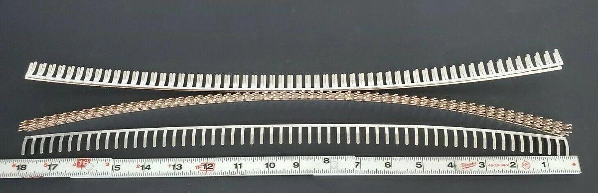 LOT OF 10 NEW WEIDMULLER 54350 TERMINAL BLOCK JUMPERS 58-POLE ANGLED 0545300000