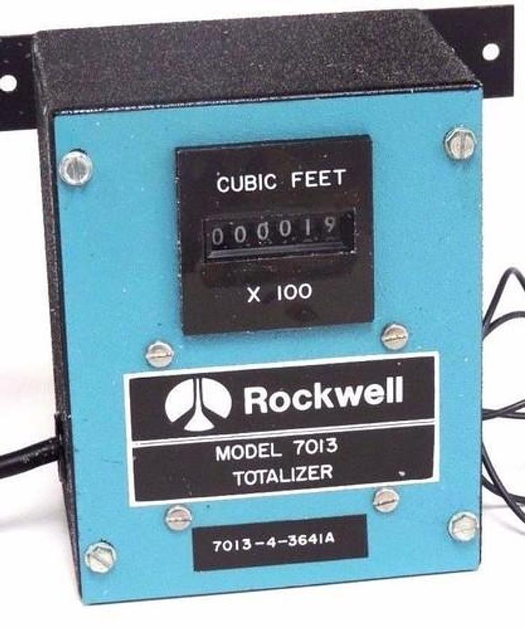 Used ROCKWELL MODEL 7013 REMOTE TOTALIZER 7013-4-3641A 701343641A