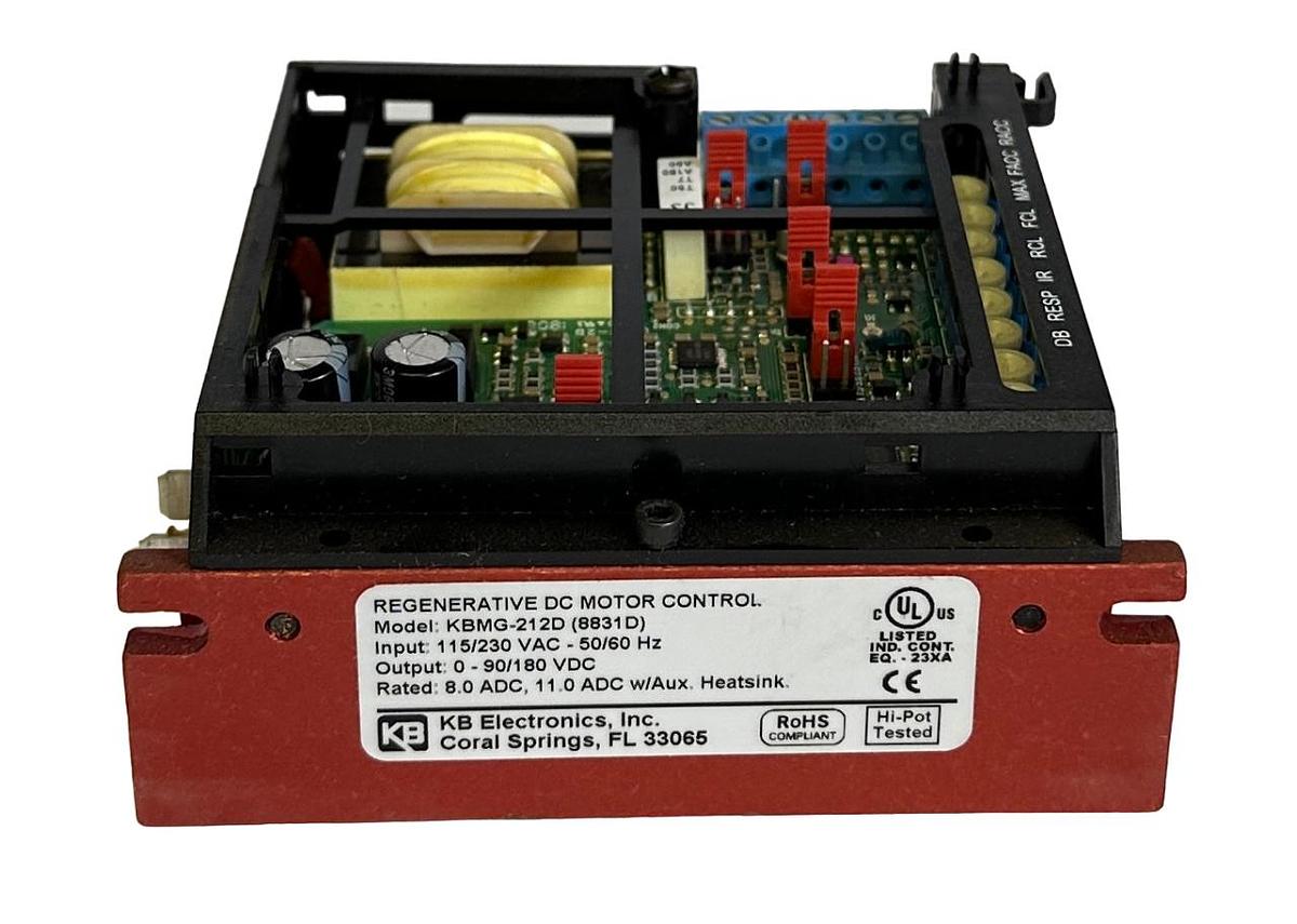 Used NEW KB ELECTRONICS KBMG-212D / 8831D ULTRACOMPACT REGENERATIVE DRIVE 115/230VAC