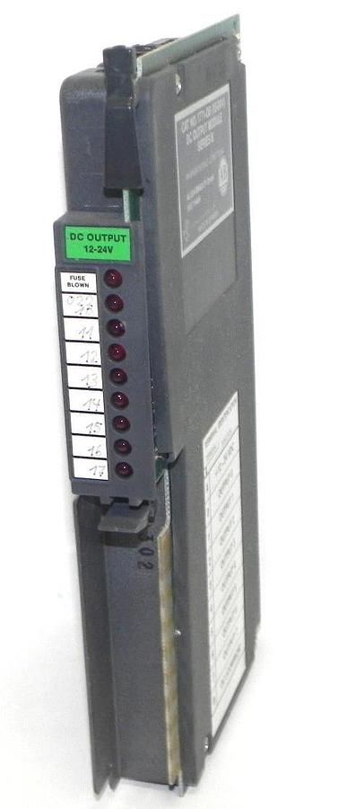 Used ALLEN BRADLEY 1771-OB (12-24V) DC OUTPUT MODULE 1771OB SER. B