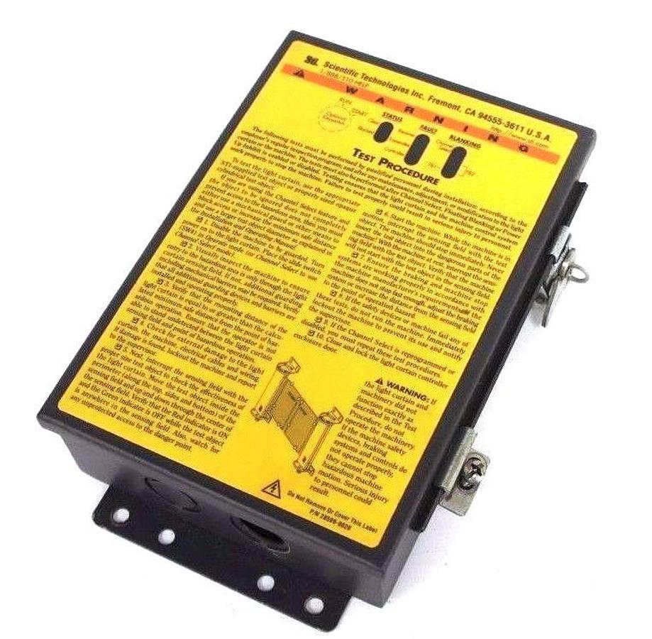 Refurbished REPAIRED SCIENTIFIC TECHNOLOGIES INC LCC-FB-AC1-U LIGHT CURTAIN CONTROLLER