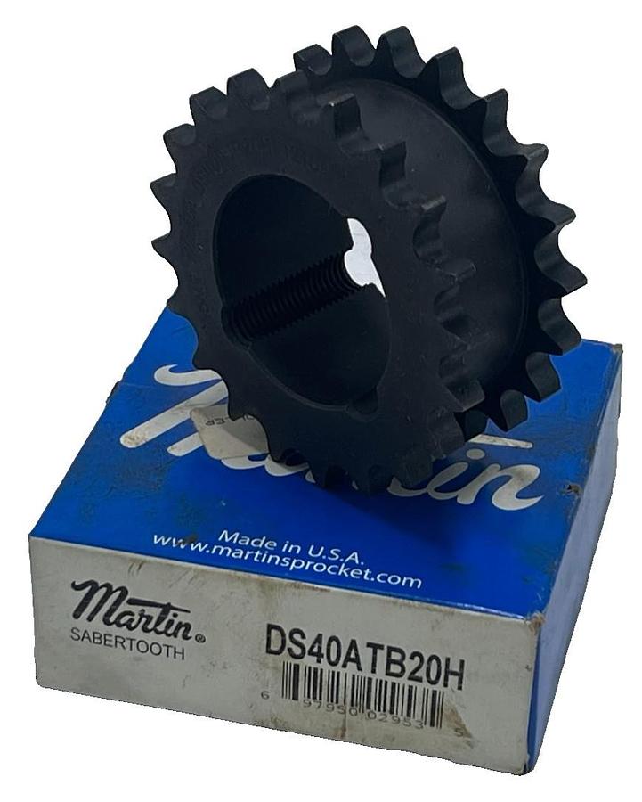 Martin DS40ATB20H Double Single Sprocket | 40 Chain 20 Tooth | Taper-Bore