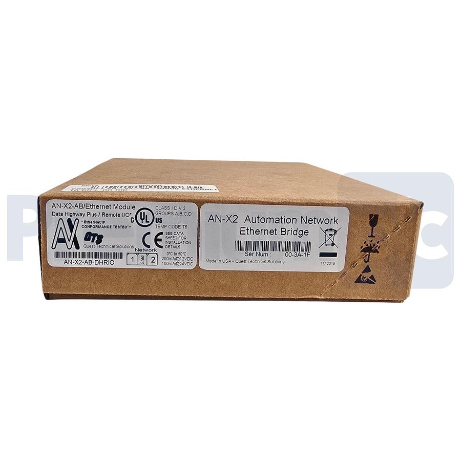 Used Quest QTS / ProSoft AN-X2-AB-DHRIO Ethernet/IP to Remote I/O or DH+ Gateway NSFS