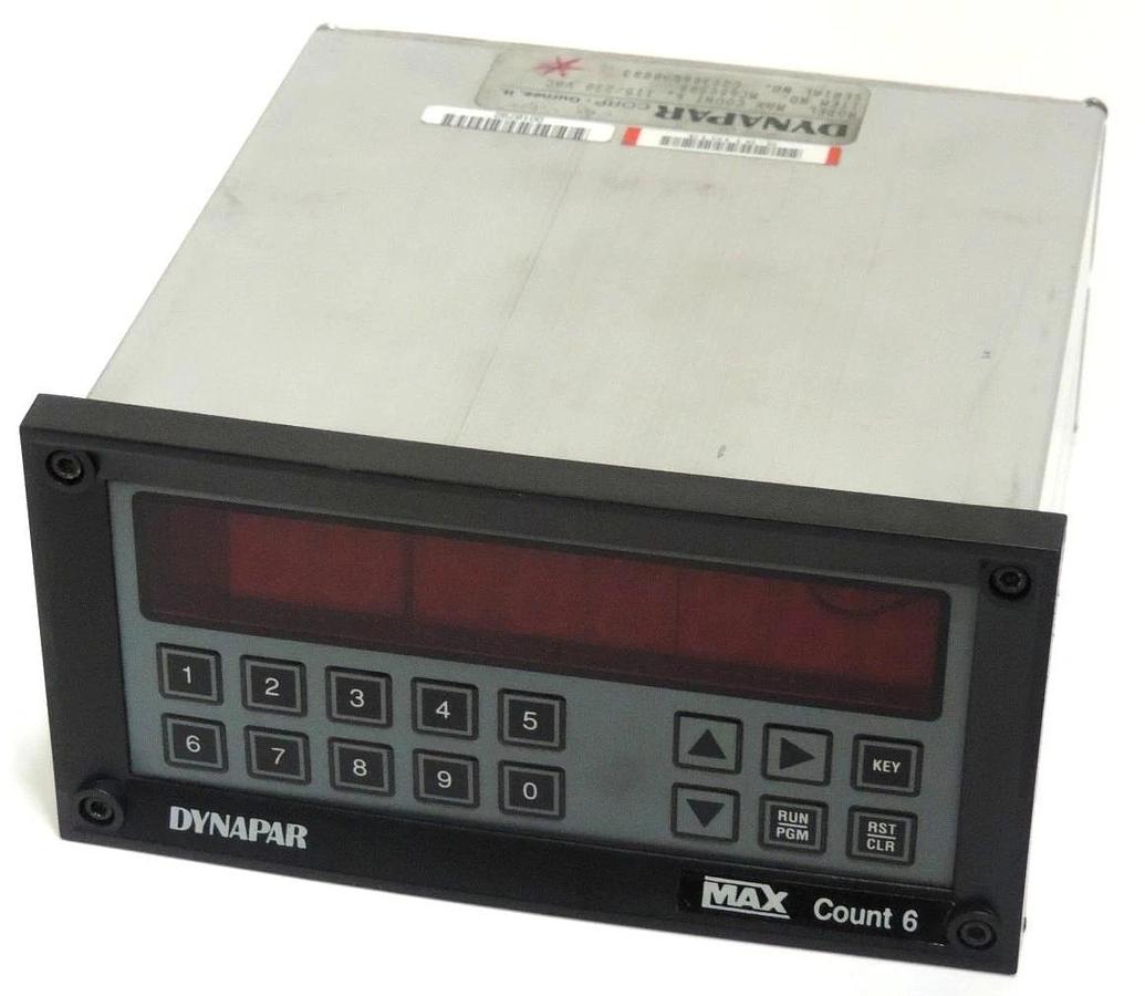 Used DYNAPAR MC600S00 COUNTER CONTROLLER MAX COUNT 6 115/230VAC MC600S-00