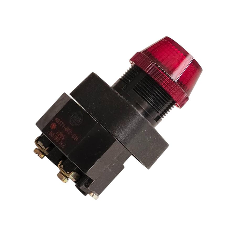 Used ALLEN BRADLEY 800H-QRH24W /G 30mm RED PILOT LIGHT 800H PUSH BUTTON NSNP (read)