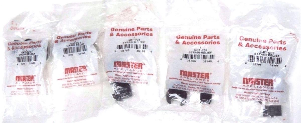 Used LOT OF 5 NEW MASTER APPLIANCE GRT-023 STRAIN RELIEF SWITCH HOUSINGS GRT023