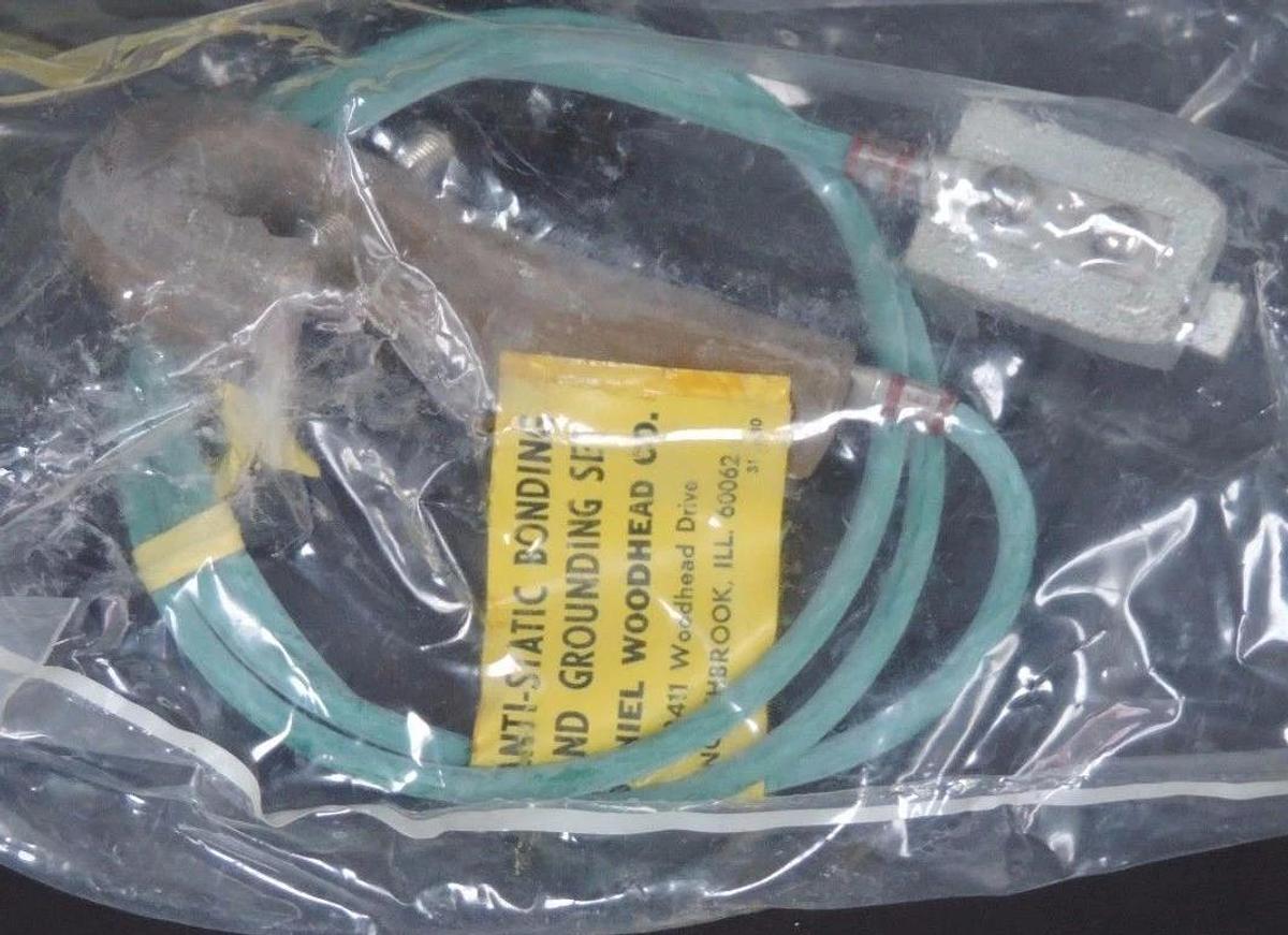 Used NIB DANIEL WOODHEAD 141203 GROUNDING KIT W/ 3FT CABLE, J HOOK AND BEAM CLAMP