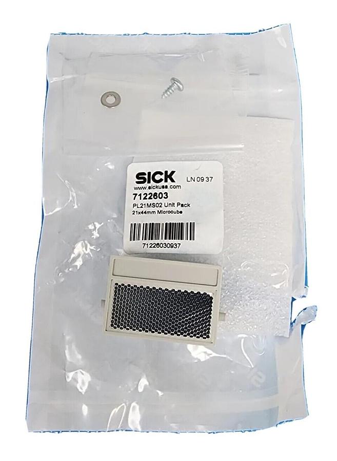 Used NEW SICK 7122603 UNIT PACK PL21MS02, 21X44mm MIOROOUBE