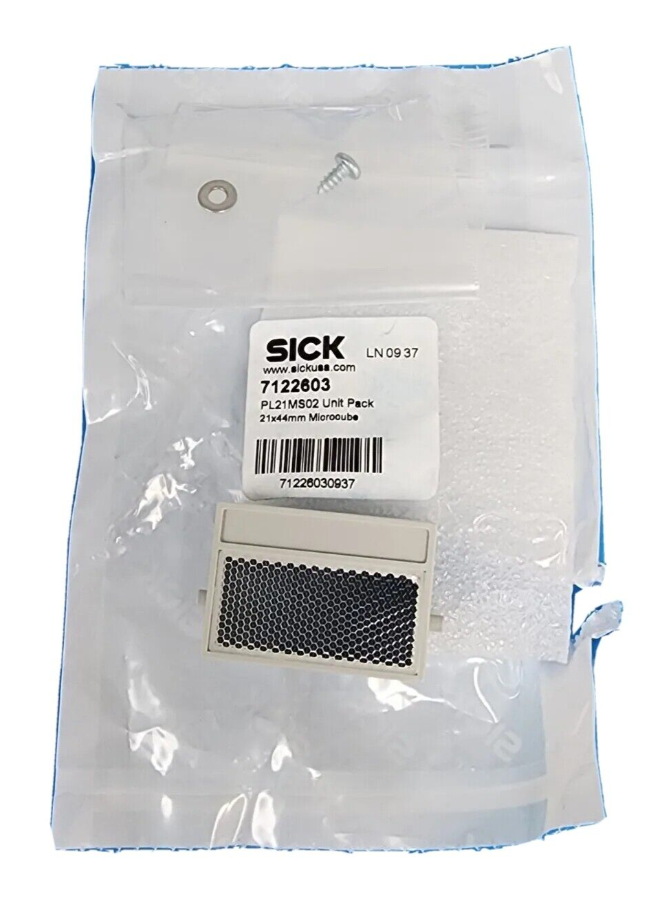 Used NEW SICK 7122603 UNIT PACK PL21MS02, 21X44mm MIOROOUBE