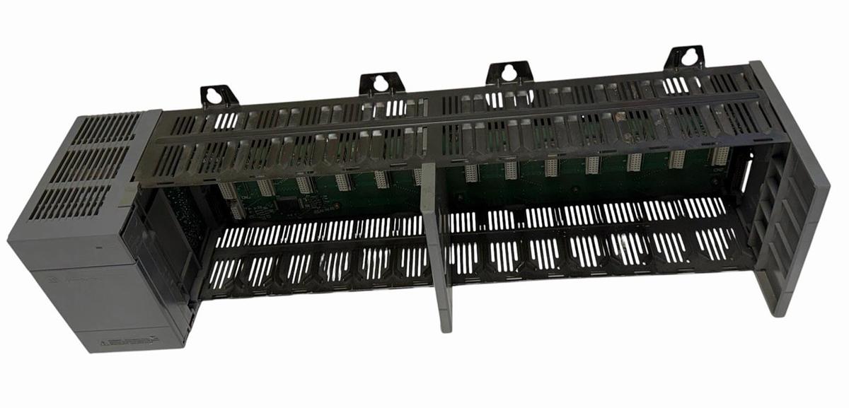 Used ALLEN BRADLEY 1746-A13 /A 13-SLOT RACK W/ 1746-P2 /C POWER SUPPLY