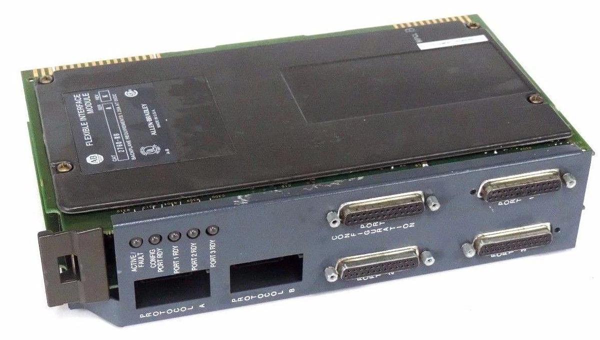 Used ALLEN BRADLEY 2760-RB FLEXIBLE INTERFACE MODULE SER A REV K 2760RB