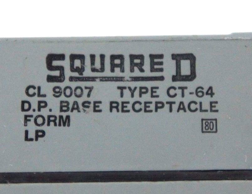 Used SQUARE D 9007-C64BW LIMIT SWITCH 900T-CT-64 RECEPTACLE 9007 TYPE E HEAD SER A
