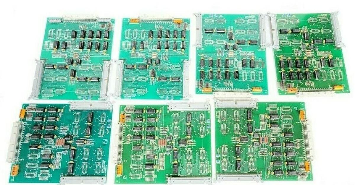 Used LOT OF 7 CEAC LINE CONTROLS PA-020-178 ISSUE: 3 PCB CIRCUIT BOARD MODULES