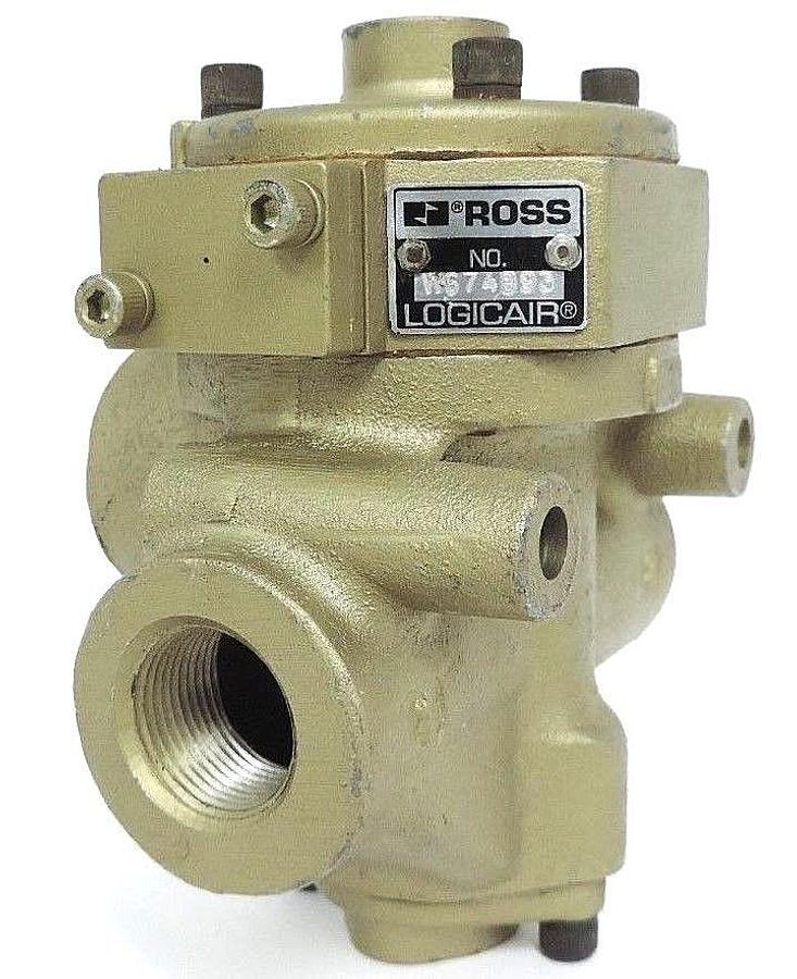 Used ROSS 2783A5001 VALVE 3/4'' 3W, 2.8-10 BAR WITH W674B93 LOGICAIR